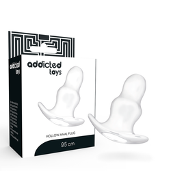 ADDICTED TOYS - DILATADOR ANAL MEDIANO 9.5 CM - TRANSPARENTE