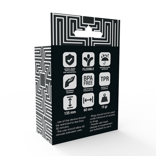 ADDICTED TOYS - SET ANILLOS PENE Y TESTÍCULOS - AHUMADO