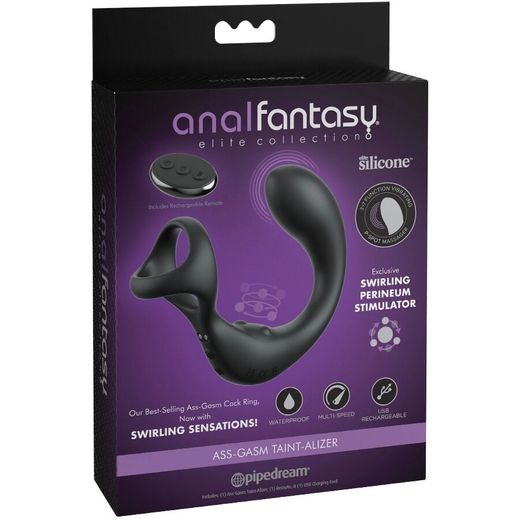 ANAL FANTASY ELITE COLLECTION - MASAJEADOR ANAL VIBRADOR CON CONTROL REMOTO