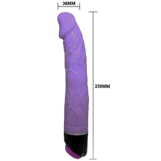 BAILE - ADOUR CLUB VIBRADOR REALÍSTICO 23 CM LILA