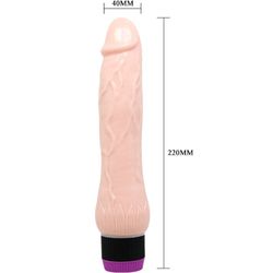 BAILE - ADOUR CLUB VIBRADOR REALÍSTICO BASE ANCHA 22 CM