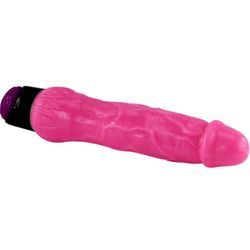 BAILE - COLORFUL SEX VIBRADOR REALÍSTICO ROSA 24 CM