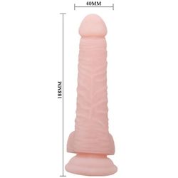 BAILE - SUPER DILDO REALÍSTICO NATURAL 18.8 CM