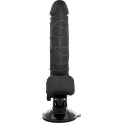 BASECOCK - VIBRADOR REALÍSTICO CONTROL REMOTO NEGRO 18.5 CM -O- 4CM