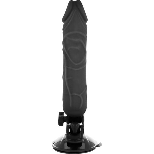 BASECOCK - VIBRADOR REALÍSTICO CONTROL REMOTO NEGRO 20 CM -O- 4 CM