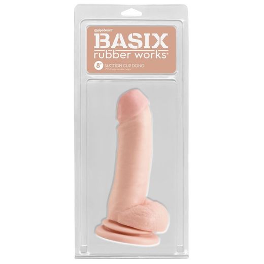 BASIX - PENE DE GELATINA ONDAS ESTIMULADORAS NATURAL 18 CM