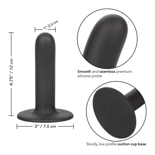 CALEXOTICS - BOUNDLESS DILDO LISO 12 CM COMPATIBLE CON ARNÉS