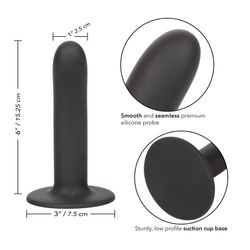 CALEXOTICS - BOUNDLESS DILDO LISO 15.25 CM COMPATIBLE CON ARNÉS