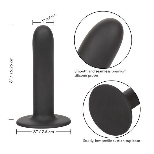 CALEXOTICS - BOUNDLESS DILDO LISO 15.25 CM COMPATIBLE CON ARNÉS