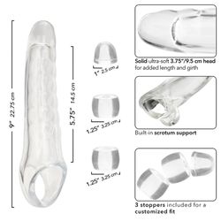 CALEXOTICS - MAXX EXTENSOR DE PENE AJUSTABLE TRANSPARENTE