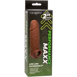 CALEXOTICS - PERFORMANCE MAXX EXTENSIÓN REALISTA 7 PIEL MORENO