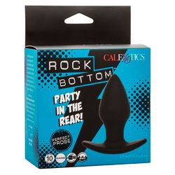 CALEXOTICS - ROCK BOTTOM PERFECT PLUG ANAL 10 VIBRACIONES SILICONA NEGRO