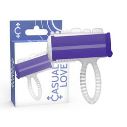 CASUAL LOVE - RING VIBRADOR LENGUA LILA