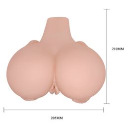 CRAZY BULL - TRASERO REALÍSTICO POSICIÓN PERRITO DOBLE CANAL