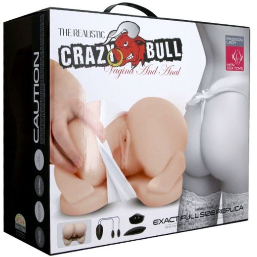CRAZY BULL - TRASERO REALÍSTICO POSICIÓN PERRITO DOBLE CANAL