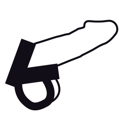 DARKNESS - ANILLO DE PIEL PARA PENE Y TESTÍCULOS