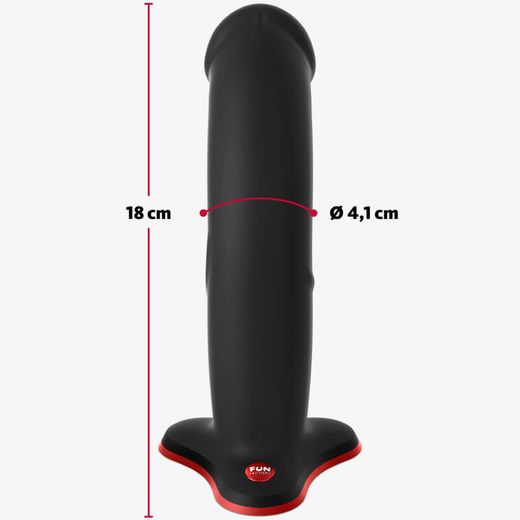 FUN FACTORY - THE BOSS DILDO REALÍSTICO NEGRO