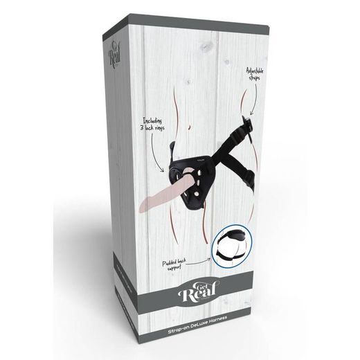 GET REAL - STRAP-ON DELUXE HARNÉS NEGRO