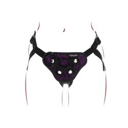 GET REAL - STRAP-ON LACE HARNÉS MORADO