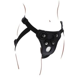 GET REAL - STRAP-ON PLEASURE HARNÉS NEGRO