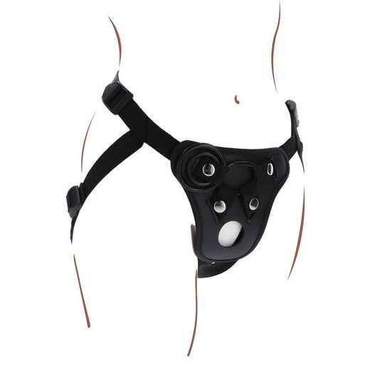 GET REAL - STRAP-ON PLEASURE HARNÉS NEGRO