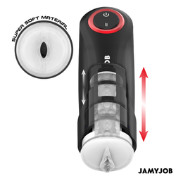 JAMYJOB - GRAVITY MASTURBADOR VAGINA AUTOMÁTICO 5 MODOS DE EMPUJE Y EFECTO SONIDO