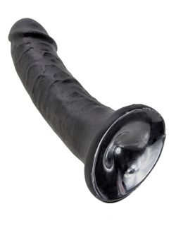 KING COCK - 6" PENE NEGRO 15.2 CM