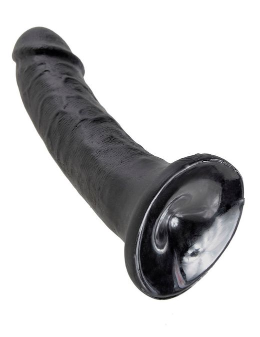 KING COCK - 6" PENE NEGRO 15.2 CM