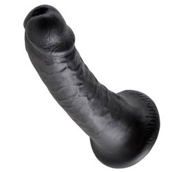 KING COCK - 6" PENE NEGRO 15.2 CM