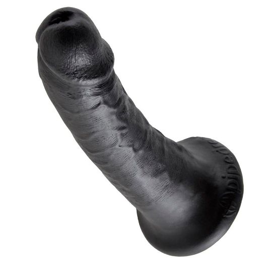 KING COCK - 6" PENE NEGRO 15.2 CM