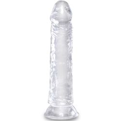 KING COCK - CLEAR PENE REALÍSTICO 19.7 CM TRANSPARENTE