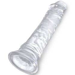 KING COCK - CLEAR PENE REALÍSTICO 19.7 CM TRANSPARENTE