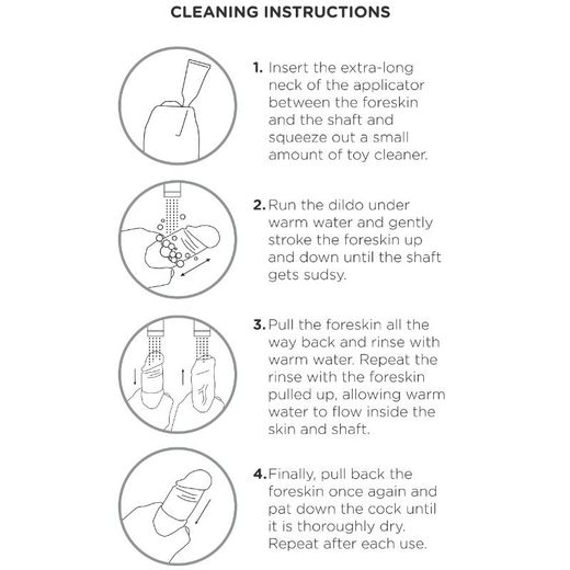 KING COCK - DILDO REALÍSTICO UNCUT NATURAL 15 CM