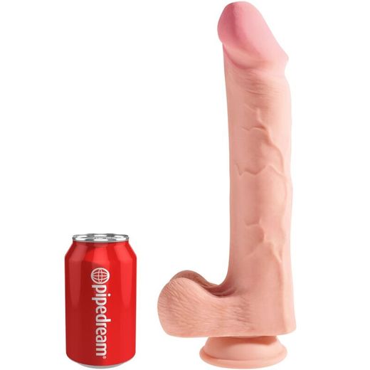KING COCK - PENE REALÍSTICO 3D CON TESTÍCULOS 24.8 CM NATURAL