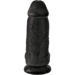 KING COCK - PENE REALÍSTICO CHUBBY 23 CM NEGRO