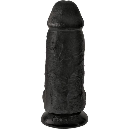KING COCK - PENE REALÍSTICO CHUBBY 23 CM NEGRO