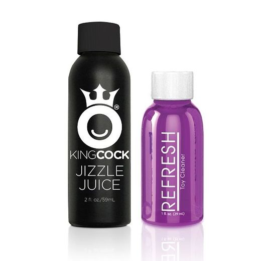 KING COCK - PENE REALÍSTICO EYACULADOR NATURAL 20.32 CM