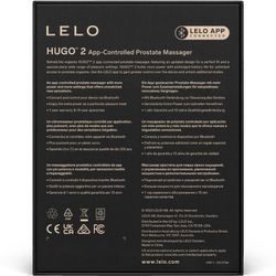 LELO - HUGO 2 MASAJEADOR DE PROSTATA NEGRO