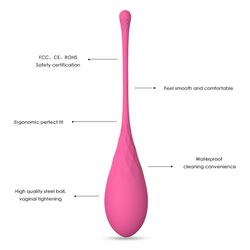 LESLIE - KEGEL FIT ENTREGADOR SUELO PELVICO 6 PESOS