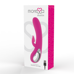 MORESSA - DUSTIN ONDAS ESTIMULADORAS CLITORIAL Y POTENTE VIBRACIÓN PREMIUM SILICONE RECARGABLE