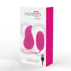 MORESSA - EDGAR SET DUO HUEVO REMOTO Y MANDO CON VIBRACIÓN INCORPORADA PREMIUM SILICONE CONTROL REMOTO