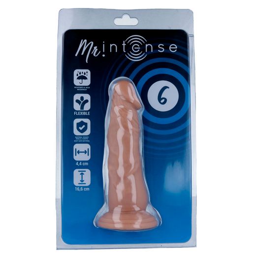MR INTENSE - 6 PENE REALÍSTICO 16.6 CM -O- 4.4 CM