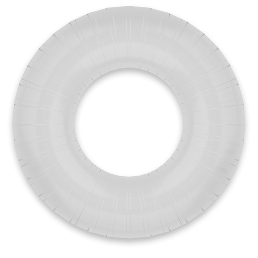 POWERING- SUPER FLEXIBLE Y RESISTENTE ANILLO PENE  4.5CM PR07 CLEAR