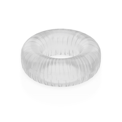 POWERING- SUPER FLEXIBLE Y RESISTENTE ANILLO PENE  4.5CM PR07 CLEAR