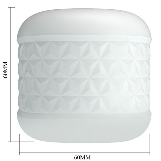 PRETTY LOVE - CRYSTLE MASTURBADOR MASCULINO BLANCO