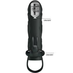 PRETTY LOVE - FUNDA SILICONA CON VIBRACIÓN 14 CM 2.0