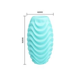 PRETTY LOVE - HUEVO MASTURBADOR DOBLE CARA TURQUESA