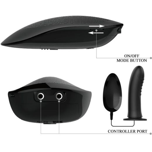 PRETTY LOVE - MYRON STRAP ON CON VIBRACIÓN Y DILDO HUECO