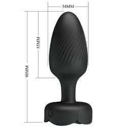 PRETTY LOVE - OSBORN PLUG ANAL CON LUZ LED 9.8 CM