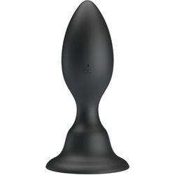 PRETTY LOVE - PLUG ANAL VIBRADOR NEGRO